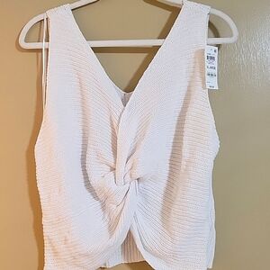 Bar 3 NWT Knit Sweater Tank Women's XL